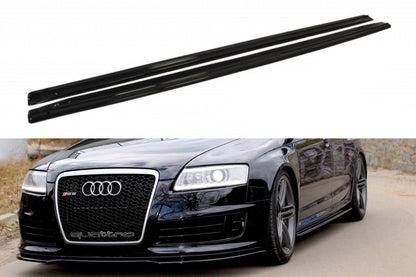 Side skirts diffusers audi rs6 c6