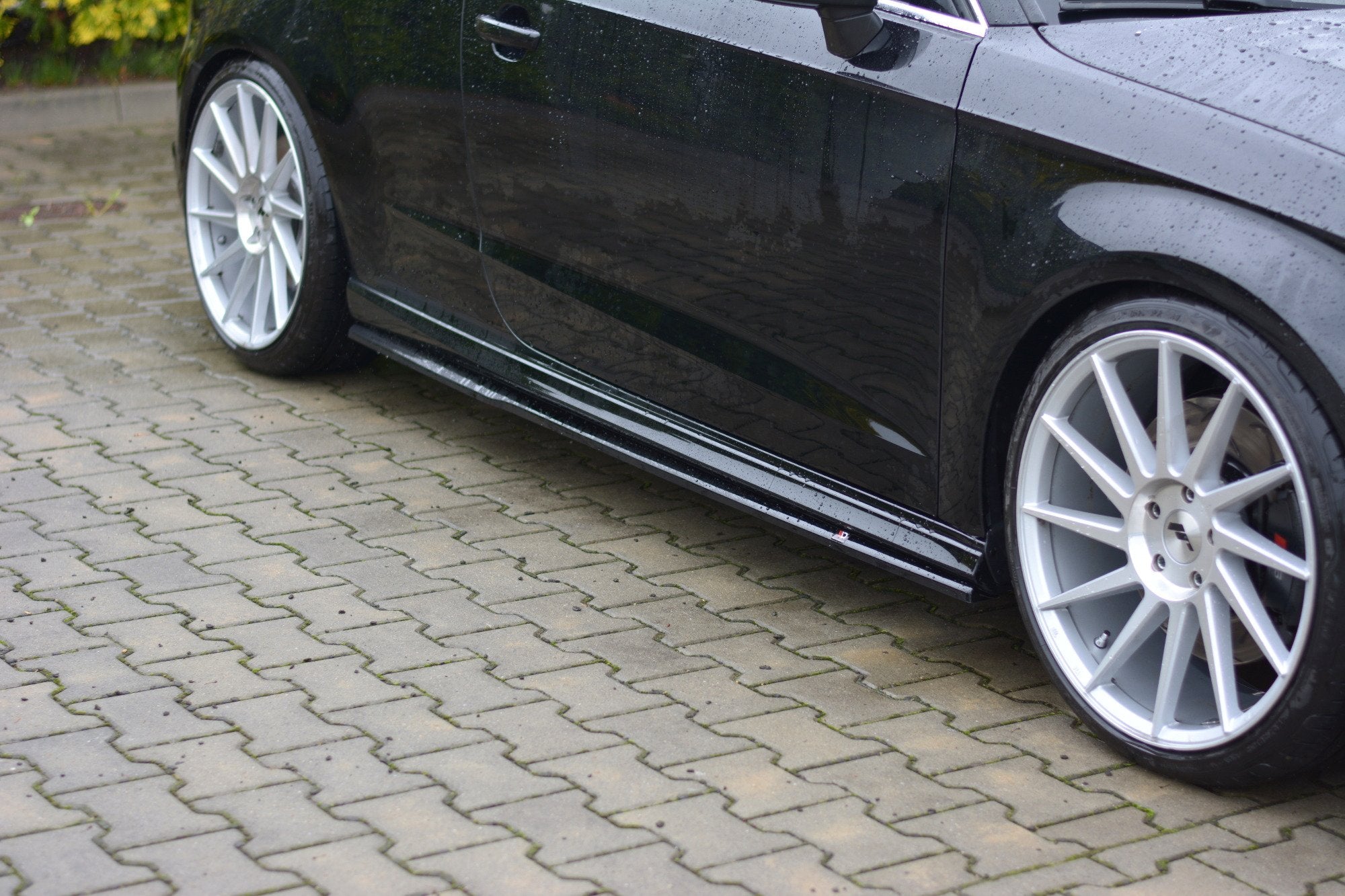 Side skirts diffusers audi s3 / a3 s-line 8v / 8v fl hatchback