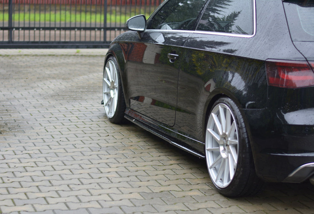Side nederdele diffusorer Audi S3 / A3 S-linje 8V / 8V FL Hatchback