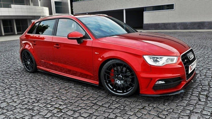 Side skirts diffusers audi s3 / a3 s-line 8v / 8v fl sportback