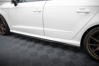 Side skirts diffusers audi s3 / a3 s-line sportback 8v