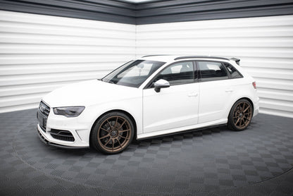 Side skirts diffusers audi s3 / a3 s-line sportback 8v
