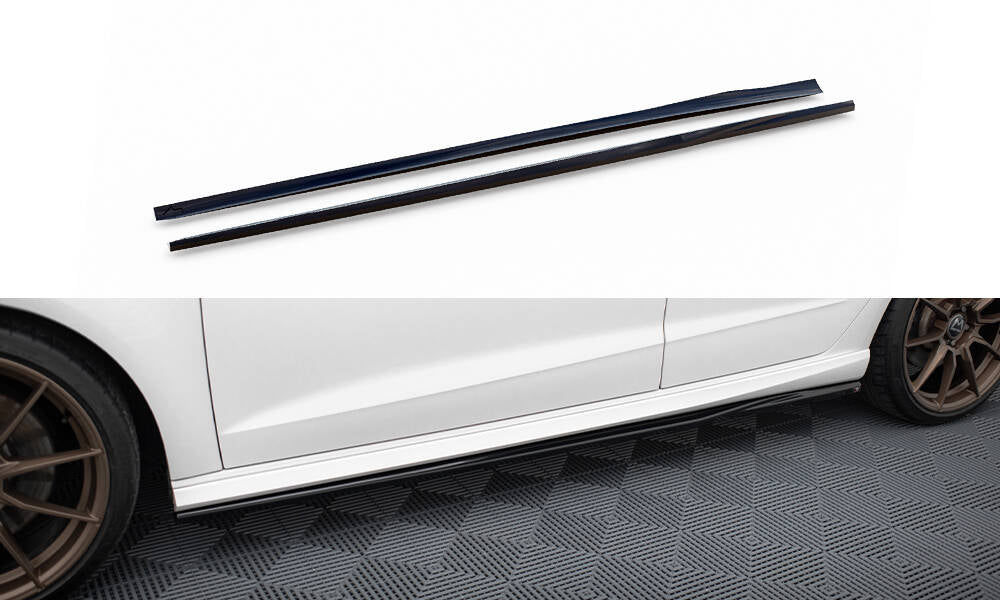 Side skirts diffusers audi s3 / a3 s-line sportback 8v