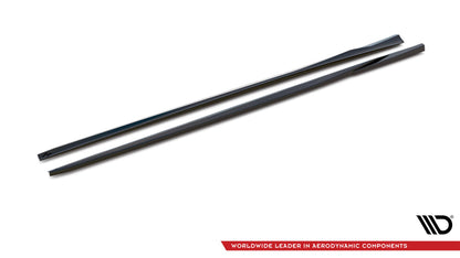 Side skirts diffusers audi s3 / a3 s-line sportback 8v facelift
