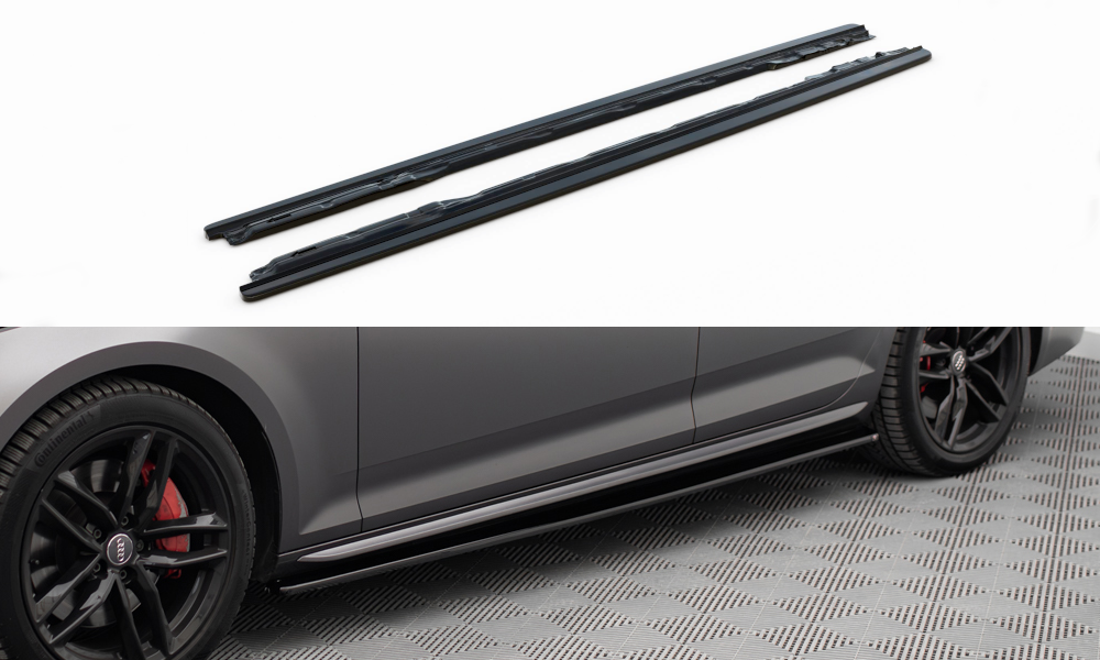 Side skirts diffusers audi s4 / a4 s-line / a4 competiton b9