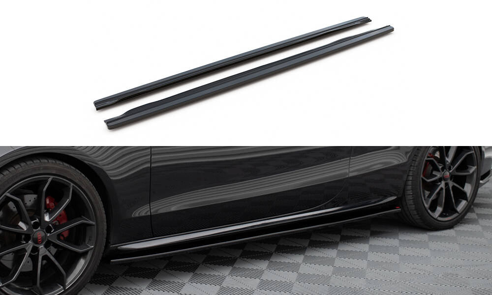 Side skirts diffusers audi s5 / a5 / a5 s-line 8t / 8t fl