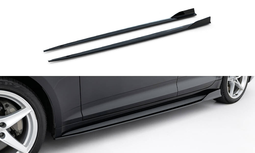 Side skirts diffusers audi s5 / a5 s-line sportback f5