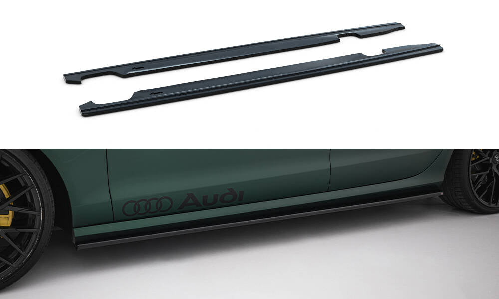 Side skirts diffusers audi s6 / a6 s-line c7