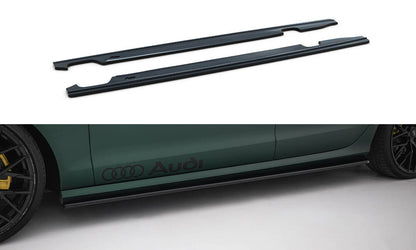 Side skirts diffusers audi s6 / a6 s-line c7