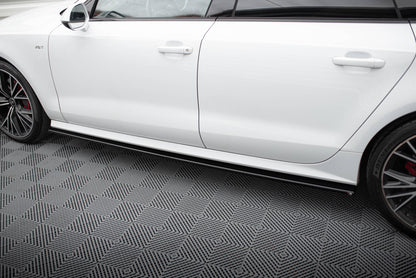 Side skirts diffusers audi s7 / a7 s-line c7 fl