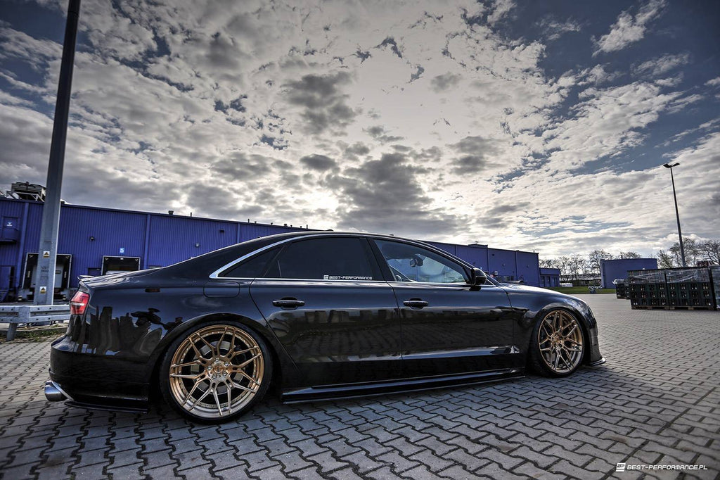 Side skirts diffusers audi s8 d4 fl