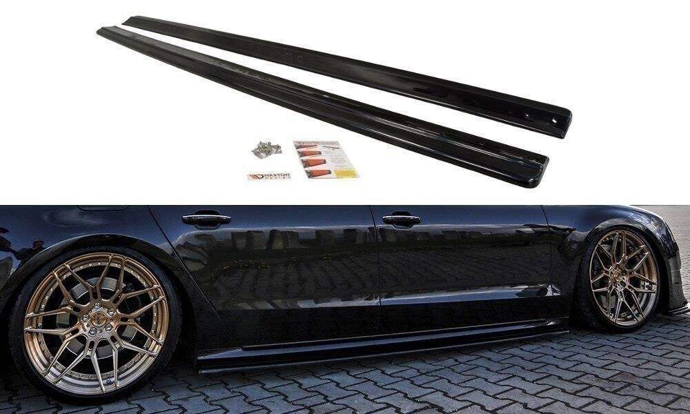 Side skirts diffusers audi s8 d4 fl