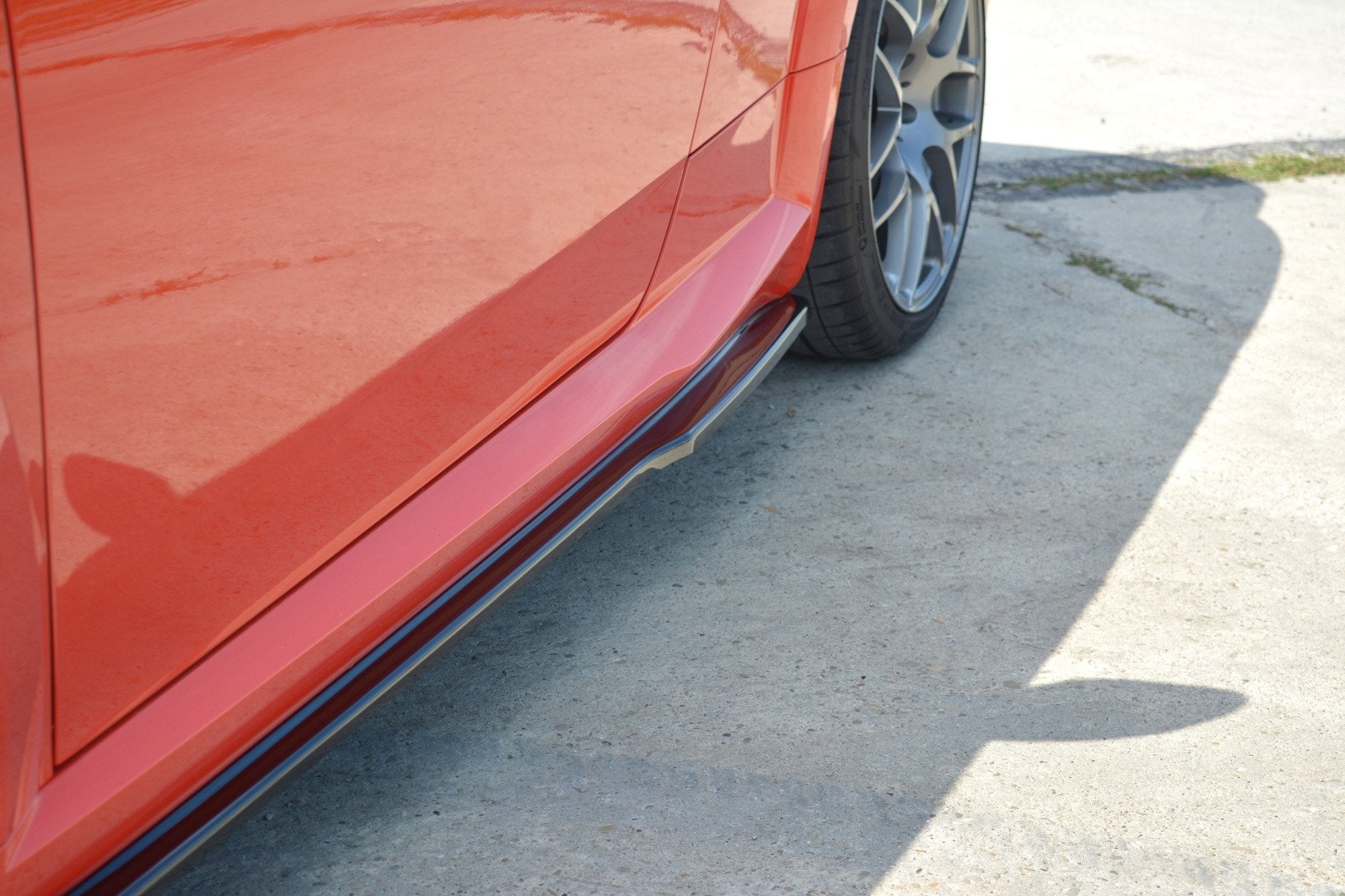 Side skirts diffusers audi tt rs 8s