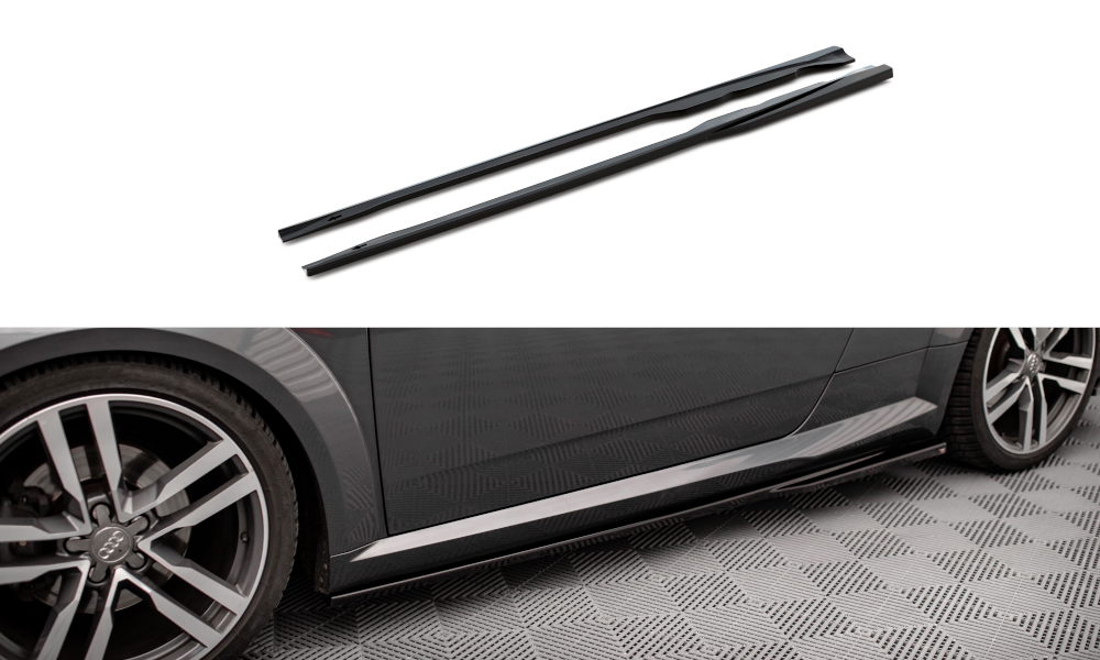 Side skirts diffusers audi tt s-line 8s