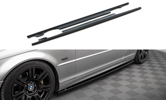 Side skirts diffusers bmw 3 coupe e46