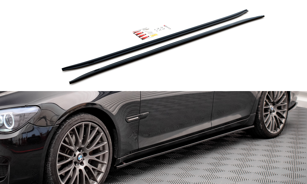 Side skirts diffusers bmw 7 m-pack f01