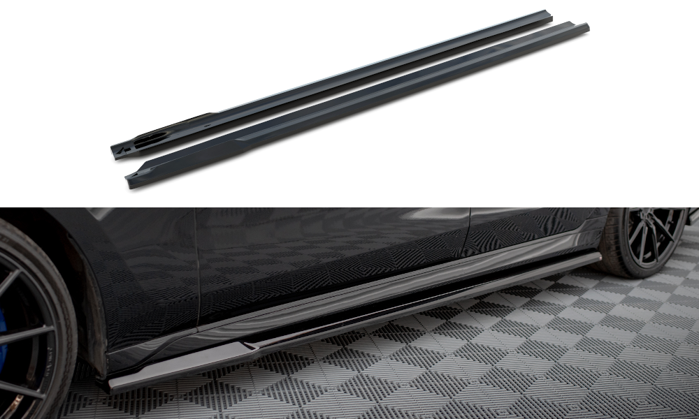 Side skirts diffusers bmw 740d xdrive m-pack / 740i xdrive m-pack g70