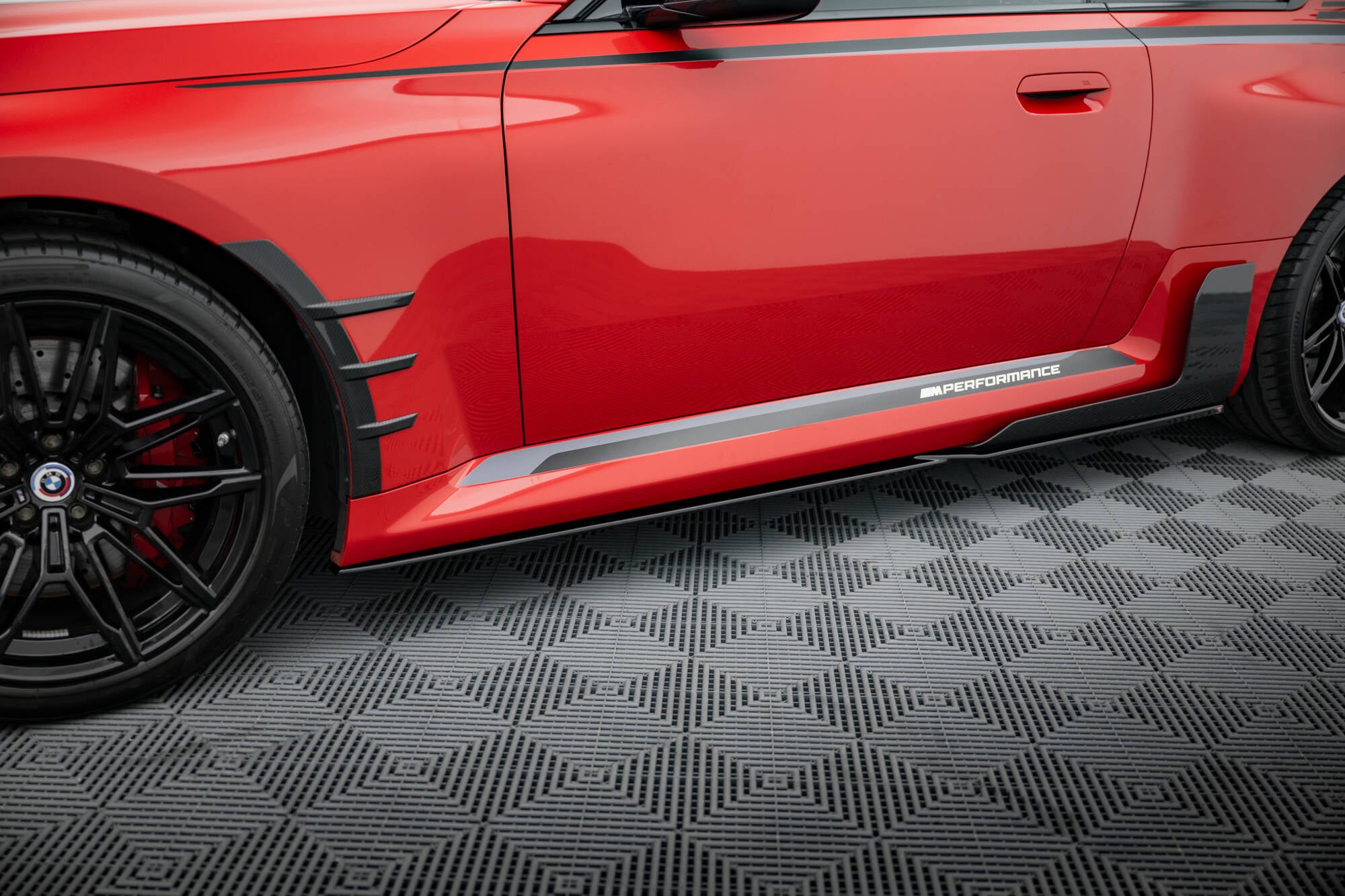 Side skirts diffusers bmw m2 m-performance g87
