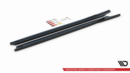Side skirts diffusers bmw x1 m-pack f48
