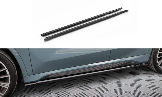 Side skirts diffusers bmw x1 m-pack u11