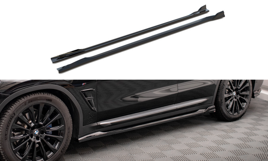 Side skirts diffusers bmw x3 g01