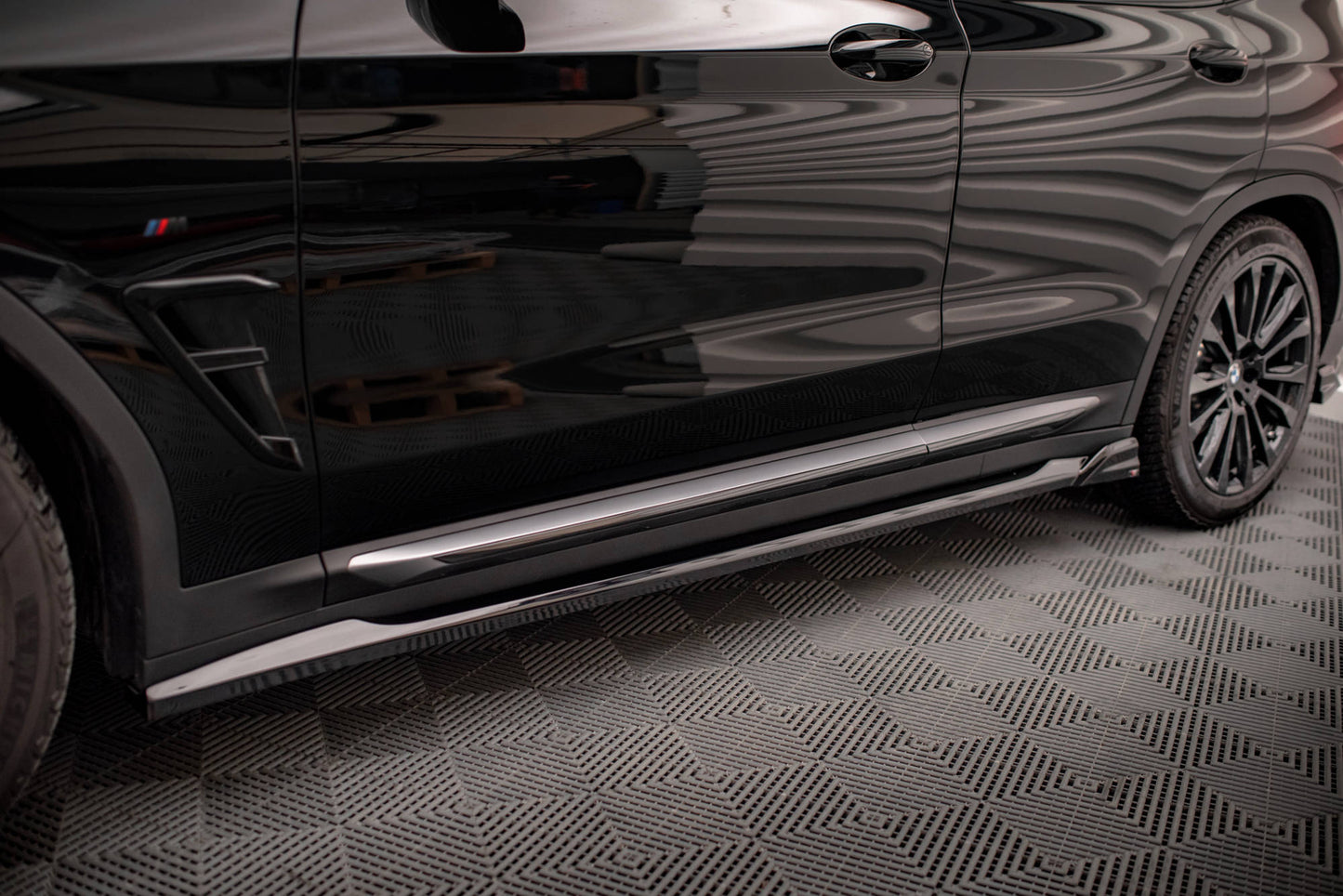 Side skirts diffusers bmw x3 g01