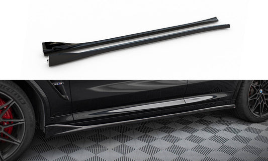 Side skirts diffusers bmw x3 m f97 / f97 facelift