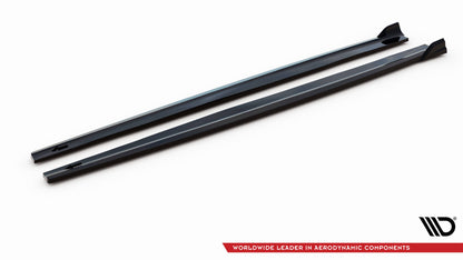 Side skirts diffusers bmw x3 m-pack f25