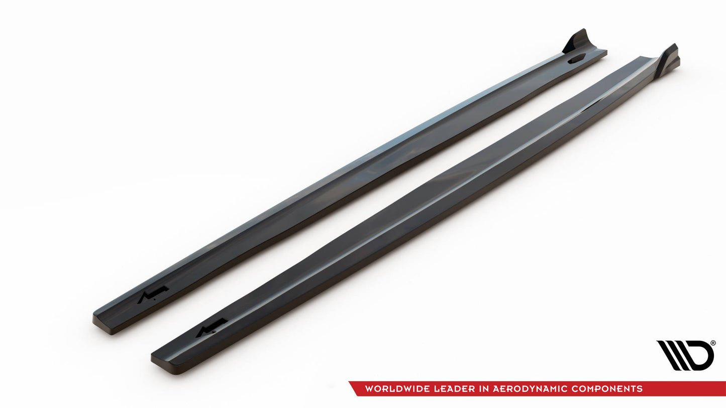 Side skirts diffusers bmw x3 m-pack f25