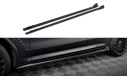 Side skirts diffusers bmw x3 m-pack g01 facelift