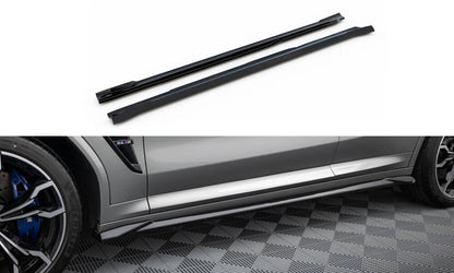 Side skirts diffusers bmw x4 m f98