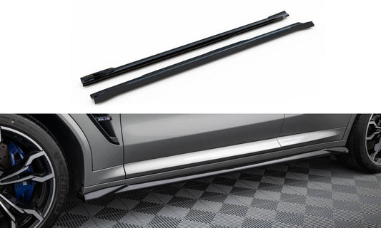Side skirts diffusers bmw x4 m f98
