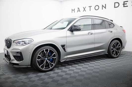 Side skirts diffusers bmw x4 m f98