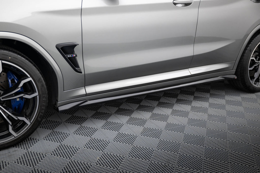 Side skirts diffusers bmw x4 m f98