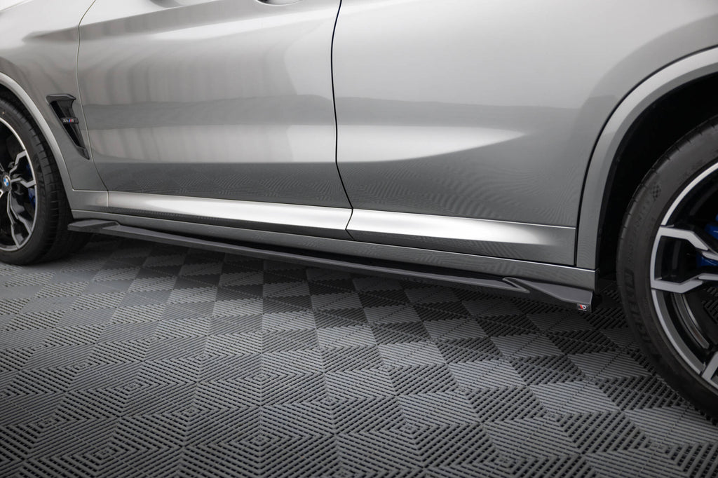 Side skirts diffusers bmw x4 m f98