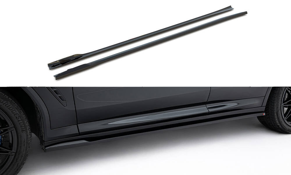 Side skirts diffusers bmw x4 m-pack g02 facelift