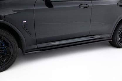 Side skirts diffusers bmw x4 m-pack g02 facelift