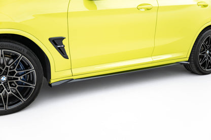 Side skirts diffusers bmw x4m f98 facelift