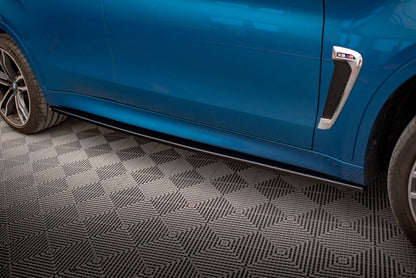 Side skirts diffusers bmw x6 m f86