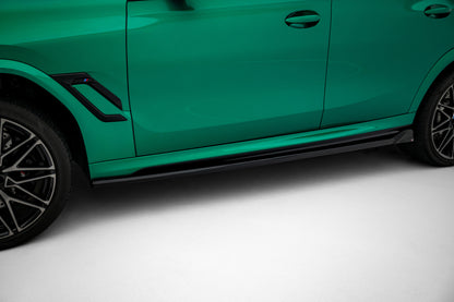 Side skirts diffusers bmw x6 m f96 facelift