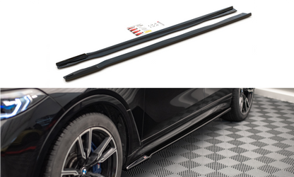 Side skirts diffusers bmw x7 m-pack g07