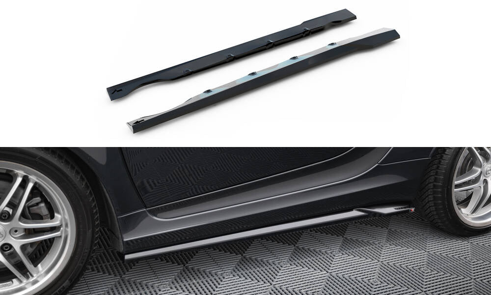 Side skirts diffusers brabus smart fortwo c451 facelift