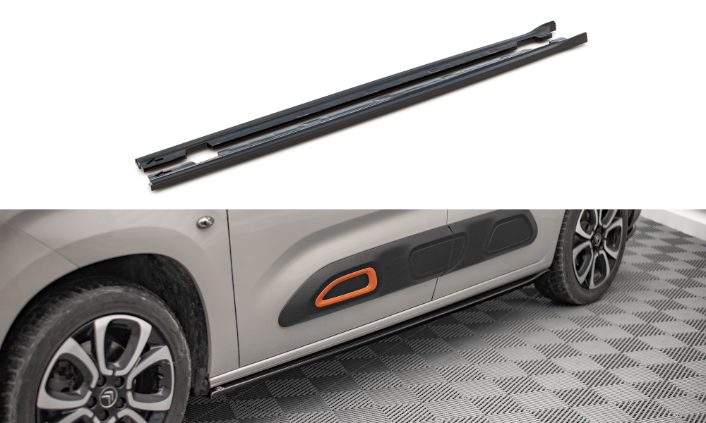 Side skirts diffusers citroen berlingo mk3