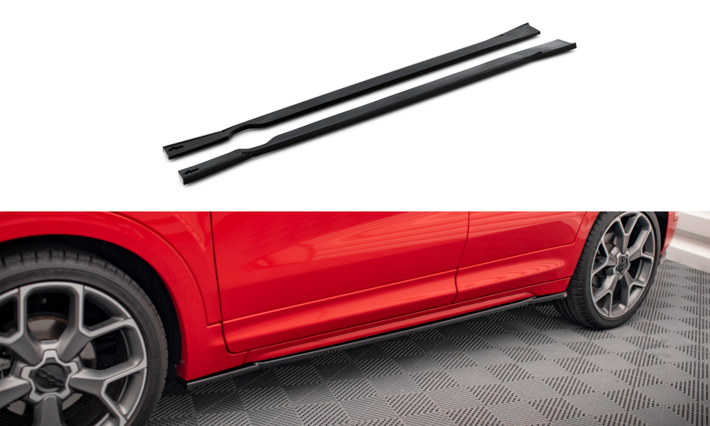 Side skirts diffusers fiat 500x sport mk1 facelift