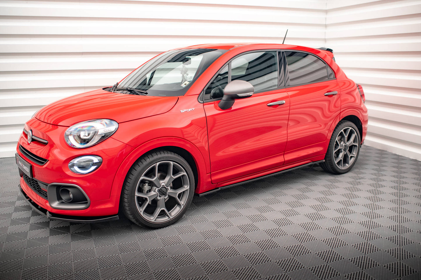 Side skirts diffusers fiat 500x sport mk1 facelift