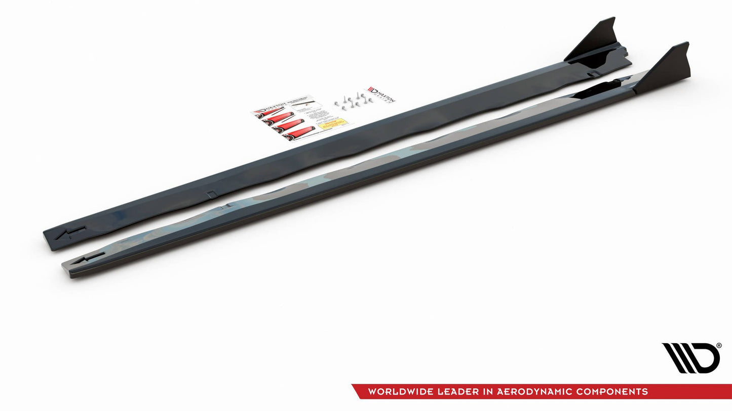 Side Skirts Diffusers + Flaps Ford Mustang GT MK6 Facelift