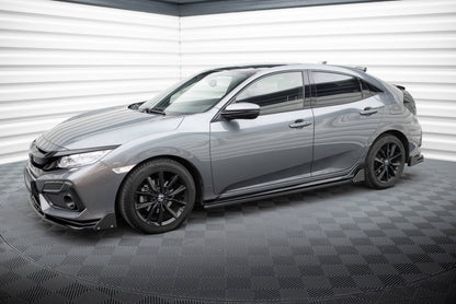 Side skirts diffusers + flaps honda civic sport mk 10