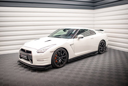 Side skirts diffusers + flaps nissan gtr r35 facelift