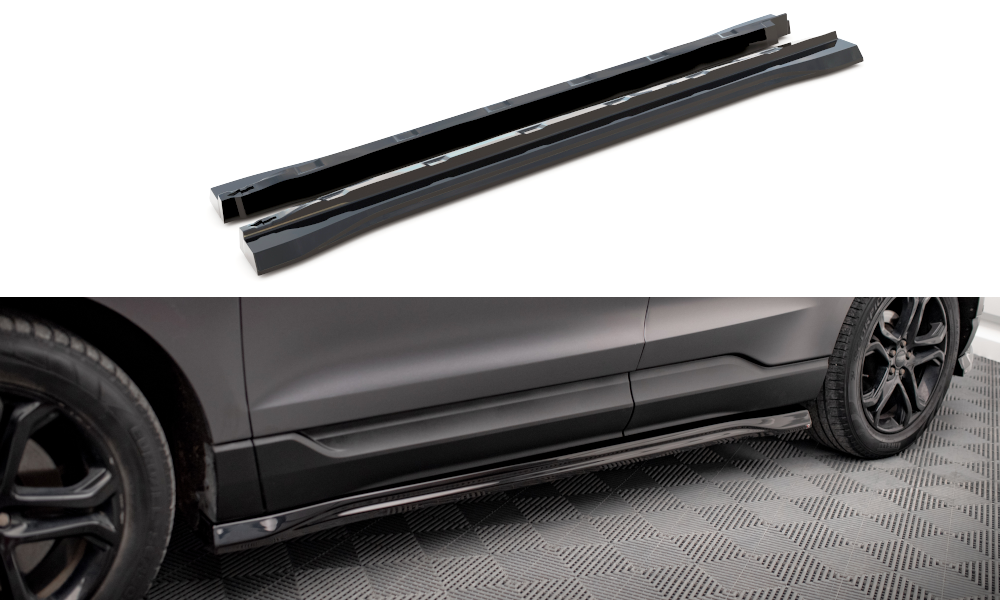 Side skirts diffusers ford edge mk2