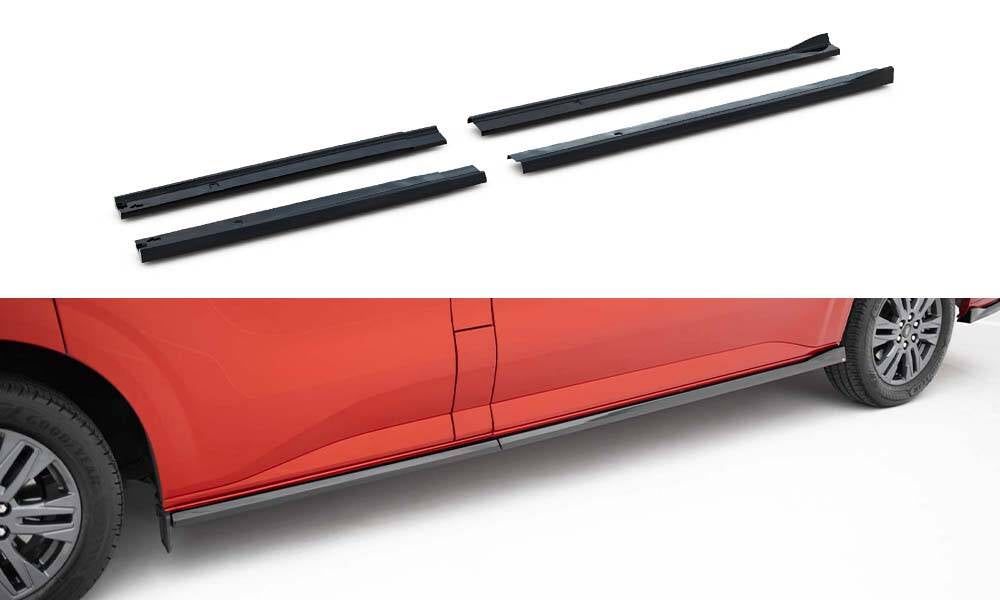 Side skirts diffusers ford transit custom l2 / tourneo custom l2 mk2
